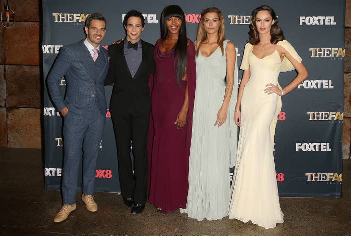 The judges from &quot;The Face Australia&quot;