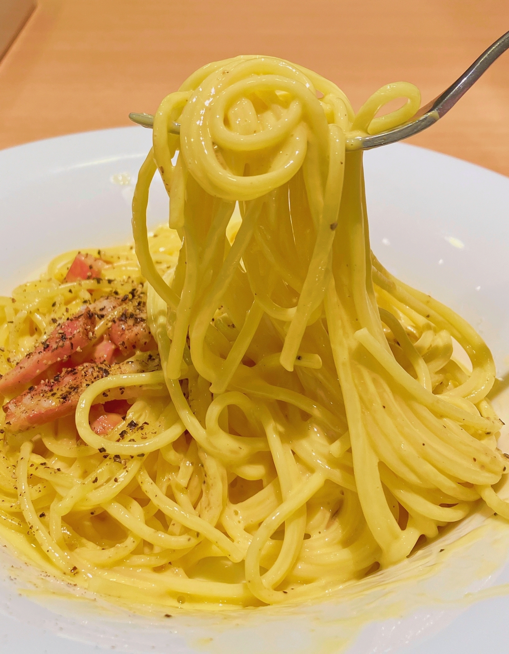 Denny's(デニーズ)のおすすめ定番メニュー「4種チーズのカルボナーラ」