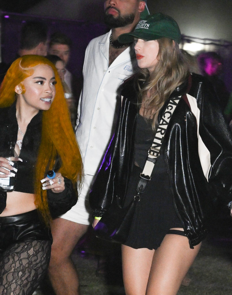 Ice Spice and Taylor walking together
