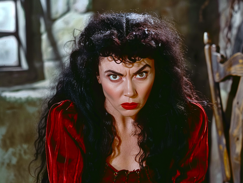 AI Disney Villains 1950s Live Action Movies