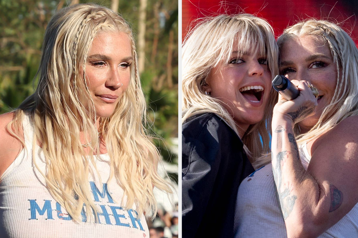 Kesha Changed A Key "Tik Tok" Lyric During Her Surprise Coachella
Appearance With Reneé Rapp — Here's How Fans Reacted
