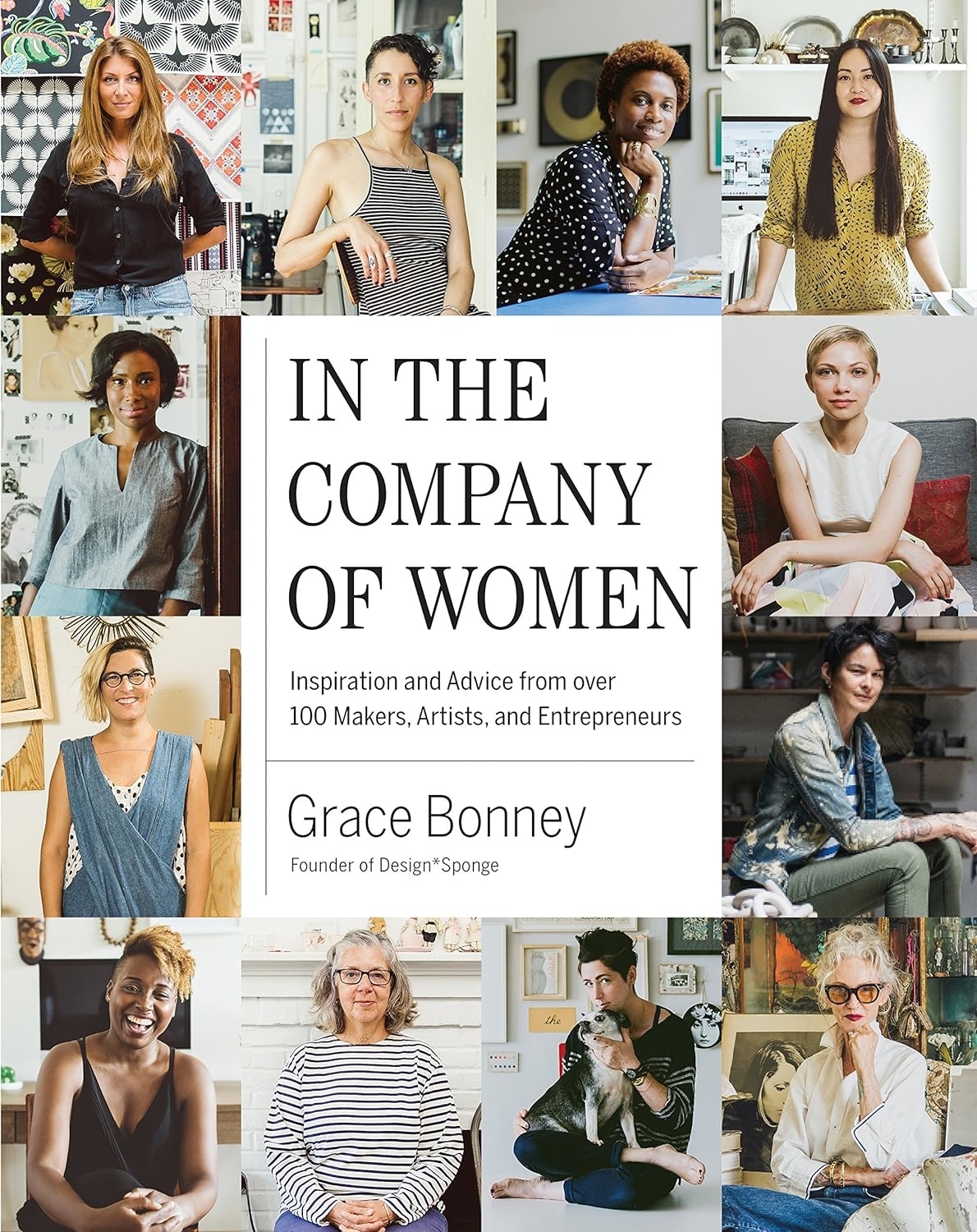 A collage of diverse women from the cover of &quot;In the Company of Women&quot; by Grace Bonney for shopping-related content
