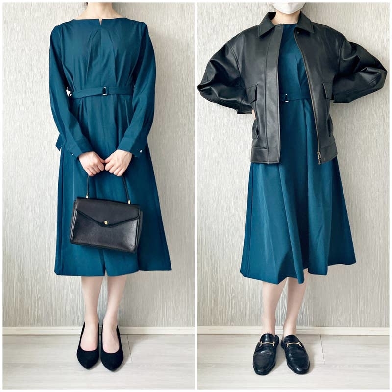 ハニーズのおすすめファッションアイテム「タック使いワンピース」