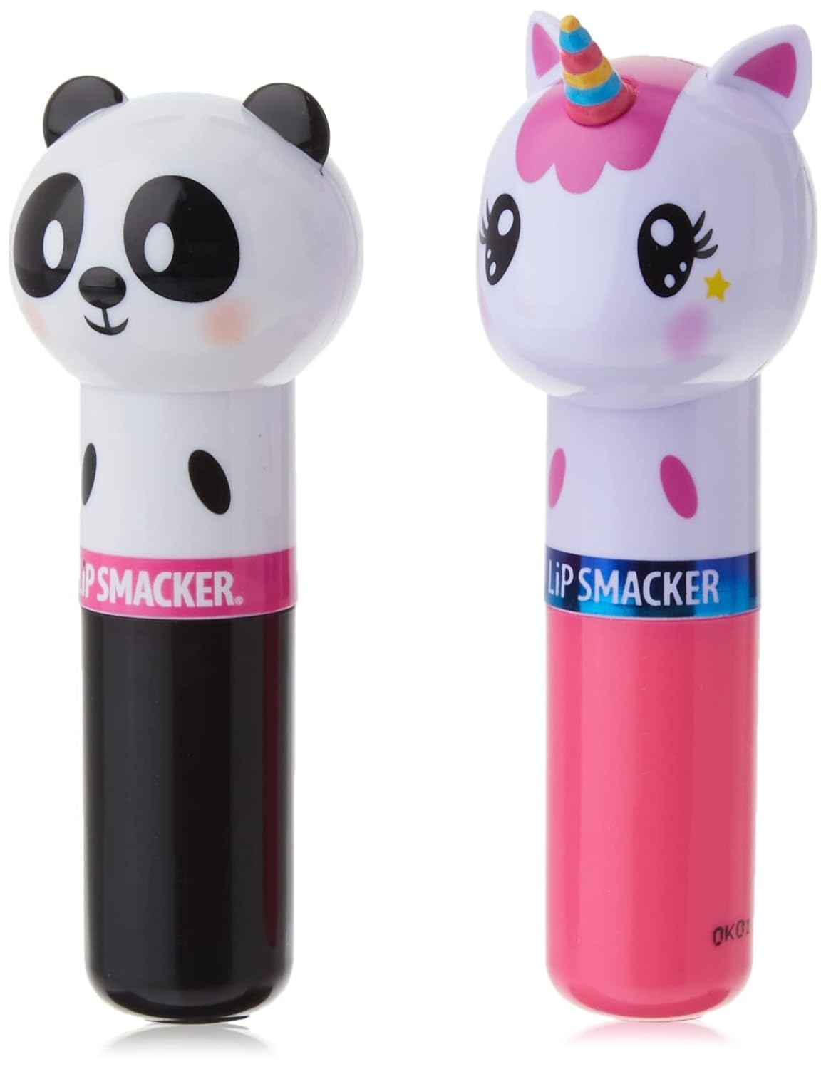 Panda and unicorn lip balms