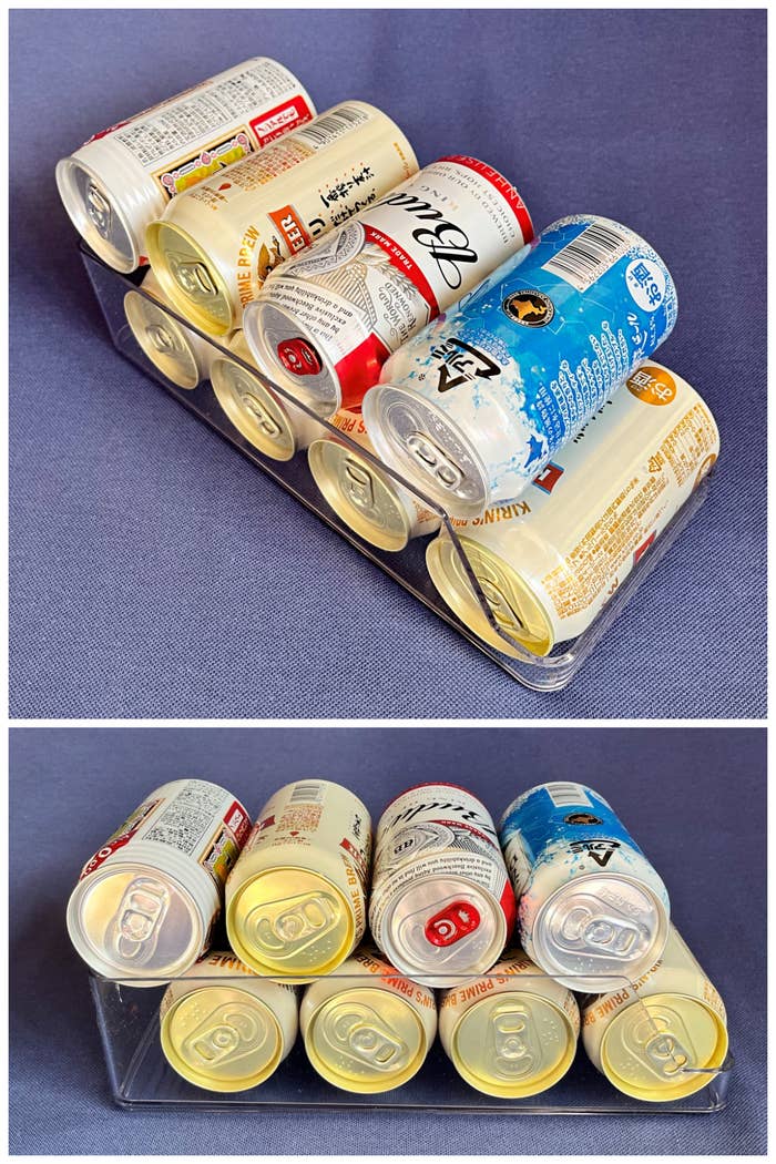 ニトリのオススメ便利アイテム「丈夫で割れにくい冷蔵庫トレー 350mL缶用（Nブラン）」