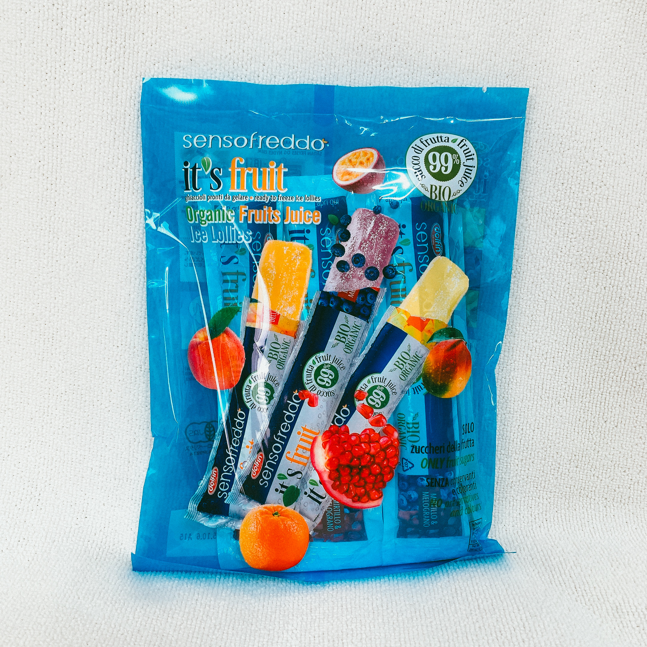 KALDI(カルディ)のおすすめのアイス「イッツフルーツ オーガニックフルーツウォーターアイスバー 400ml」