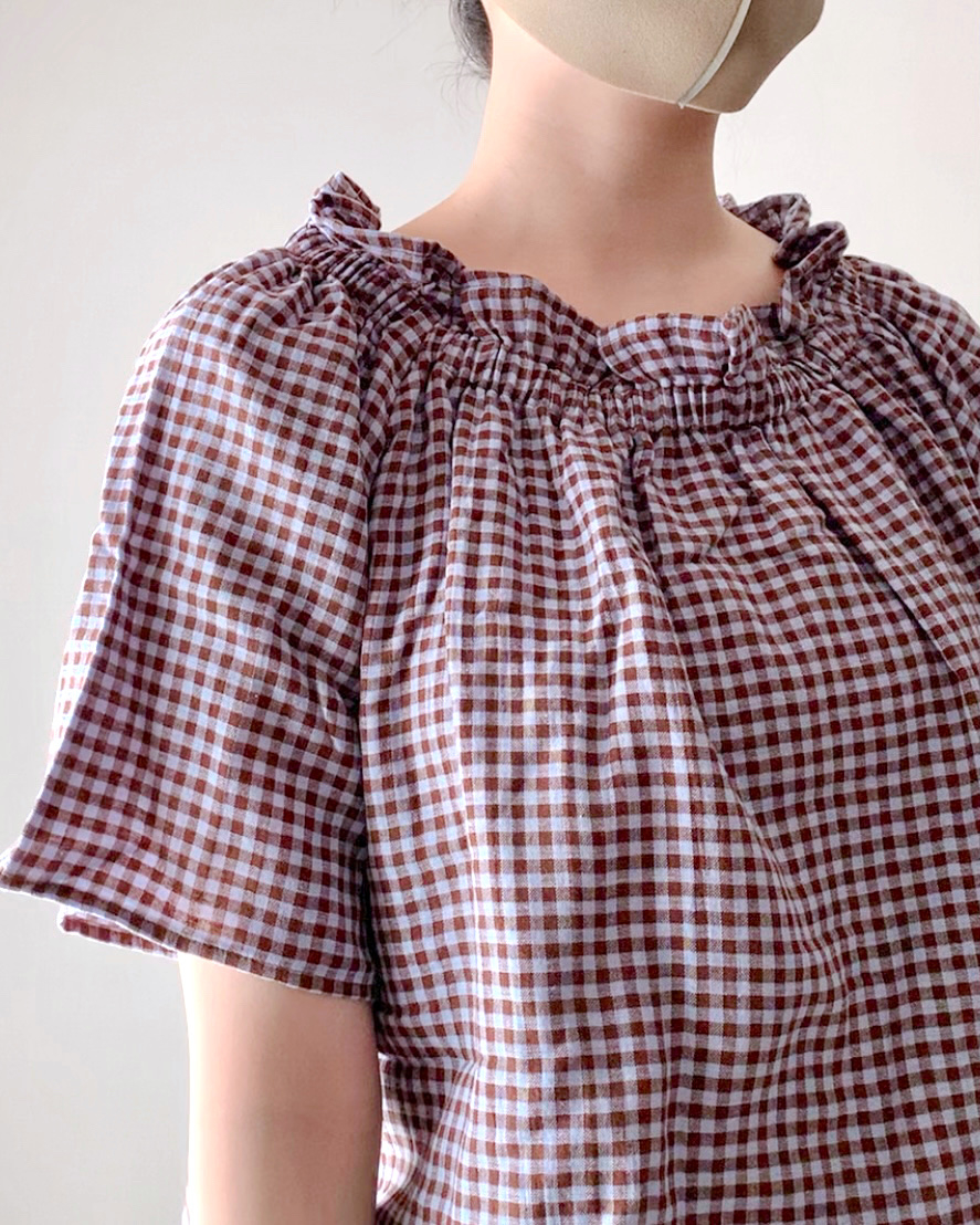 GU(ジーユー)のおすすめのレディースアイテム「オーガニックコットンプルオーバーパジャマ半袖&ロングパンツ+E」