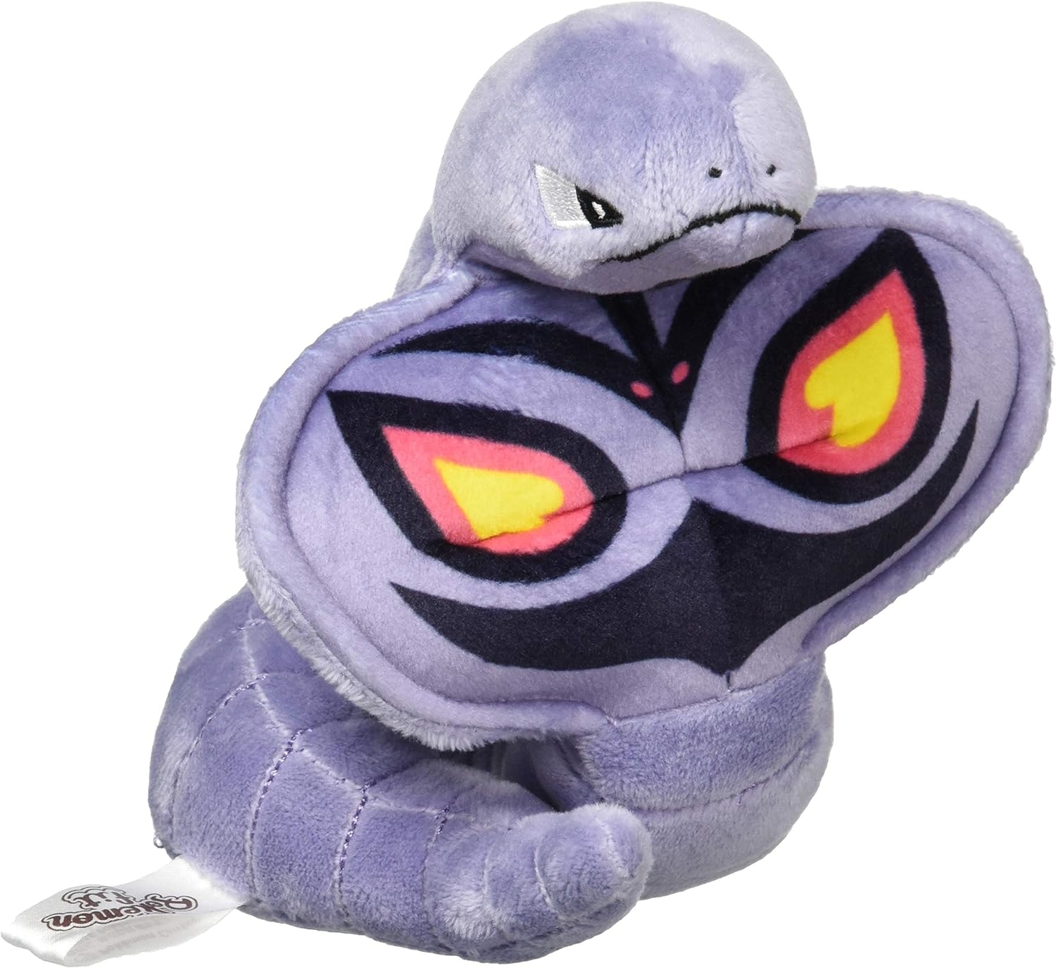 ポケモンのキャラクター、バンギラスのぬいぐるみが写っています。