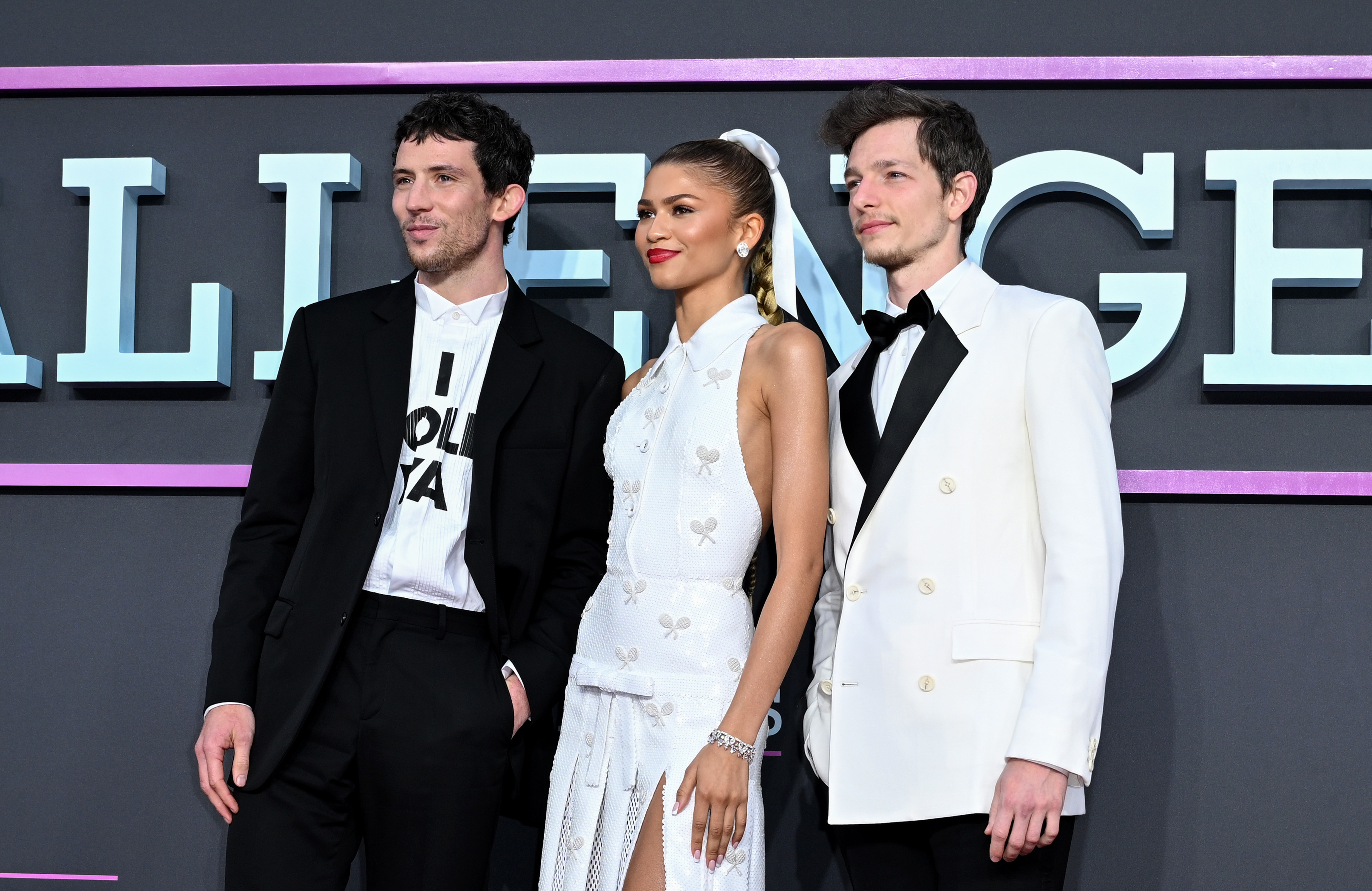 Josh O&#x27;Connor, Zendaya and Mike Faist attend the UK premiere of &quot;Challengers&quot;