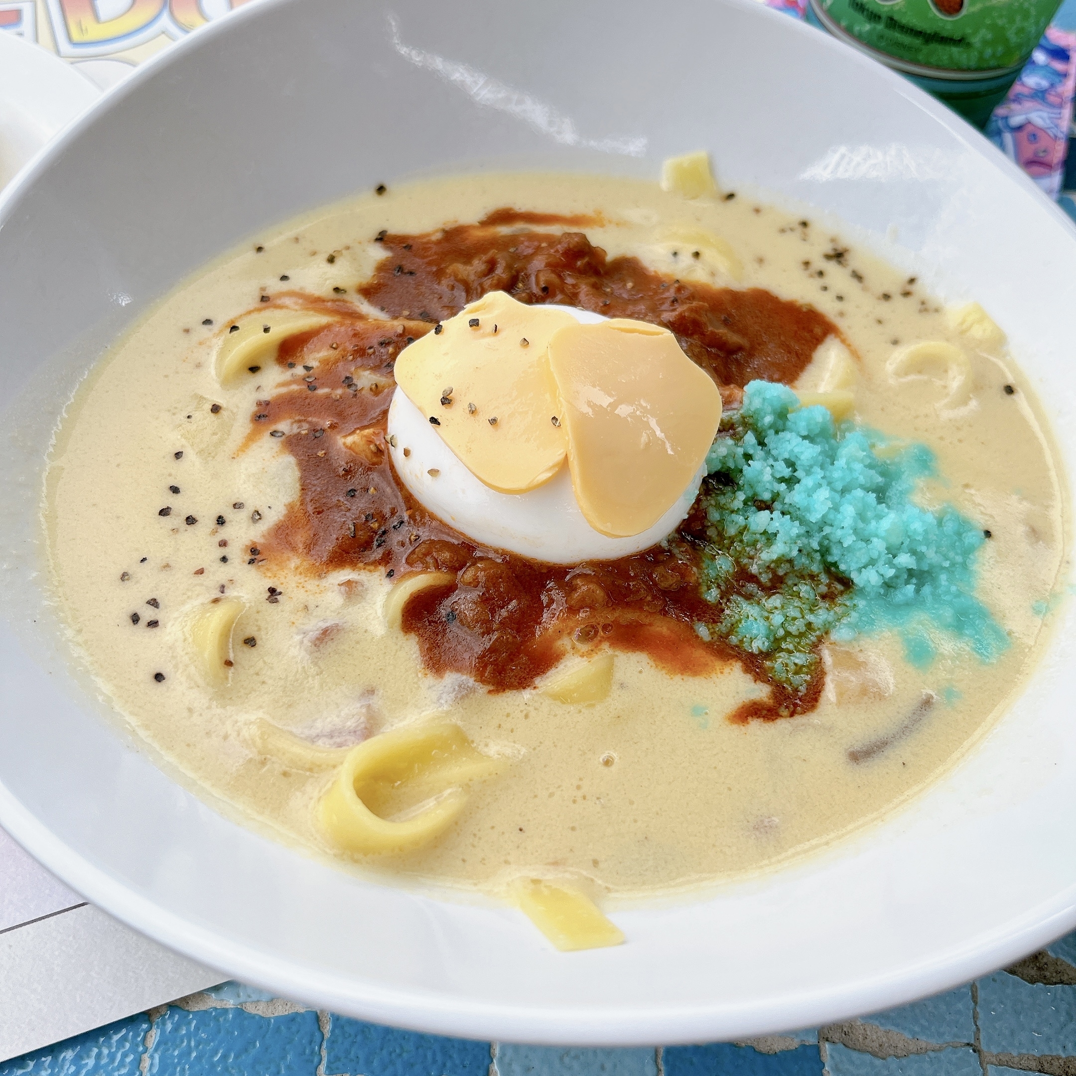 ディズニーランドのおすすめメニュー「ダックダイブ・パスタセット」