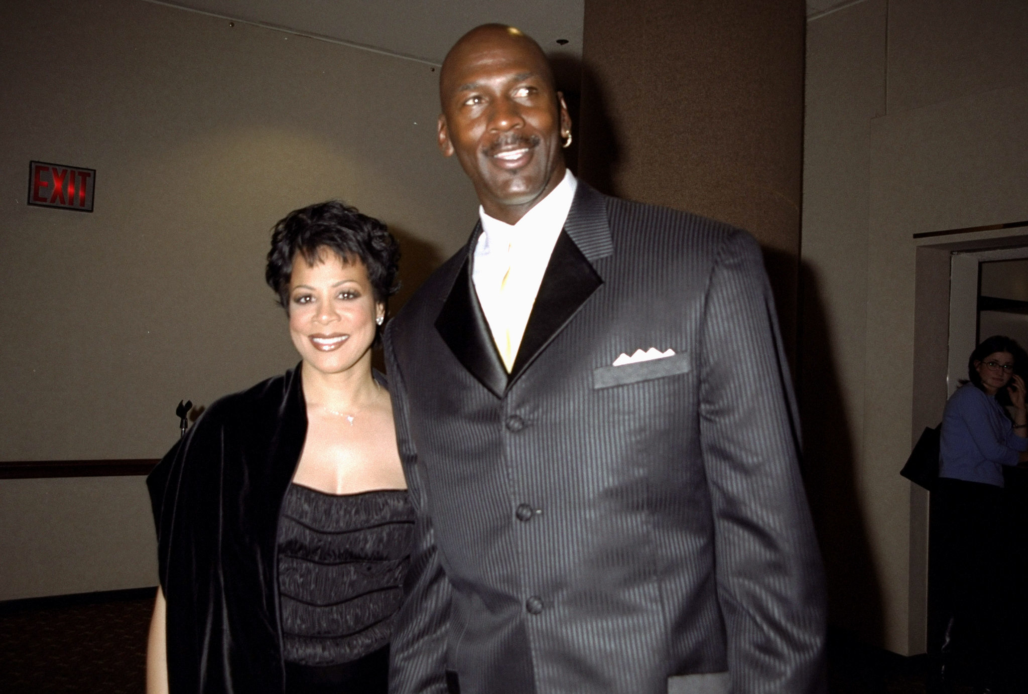 Michael Jordan and ex-wife Juanita at benefit for the All Kids Foundation