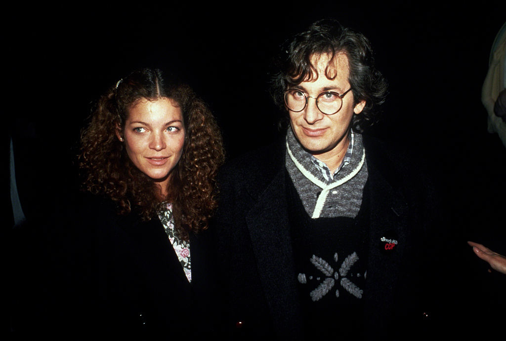Steven Spielberg and Amy Irving circa 1984 in New York City