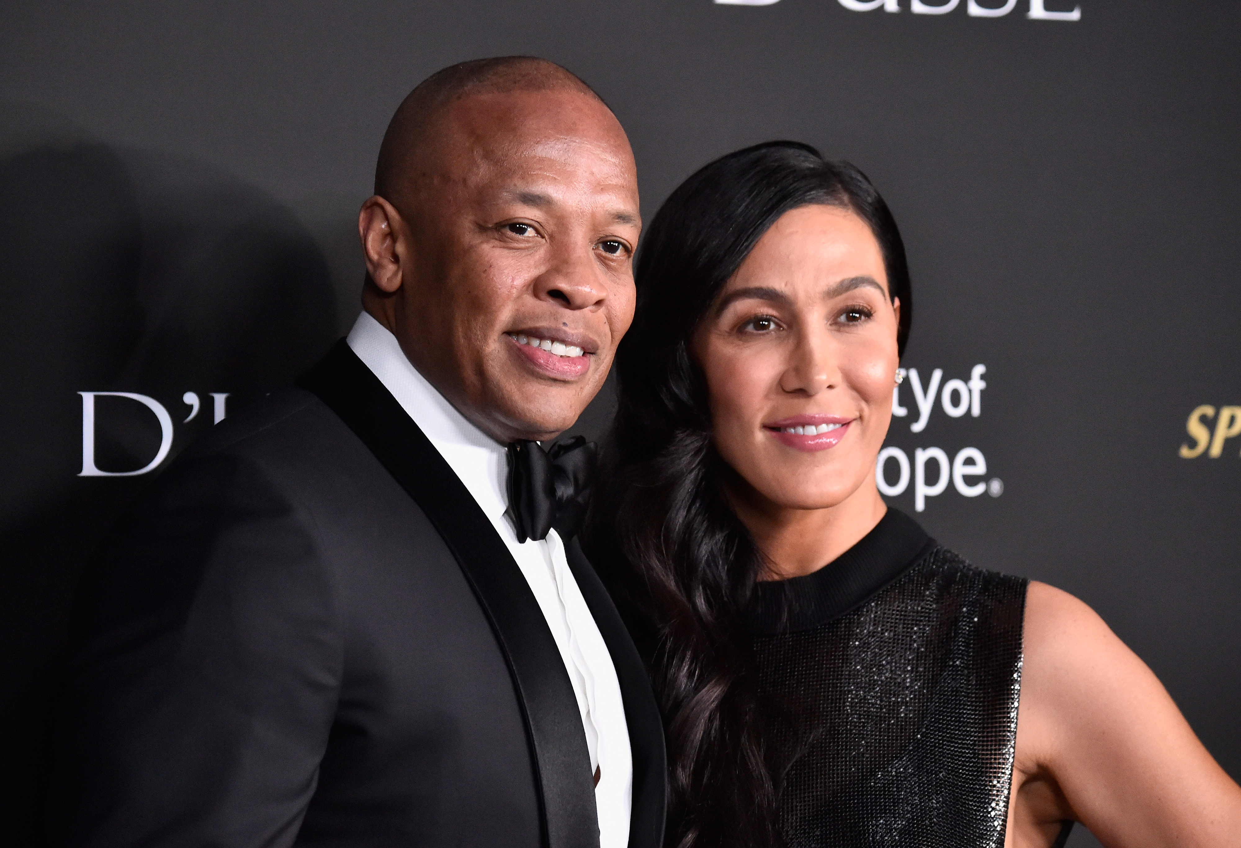 Dr. Dre (L) and Nicole Young attend the City of Hope Spirit of Life Gala 2018
