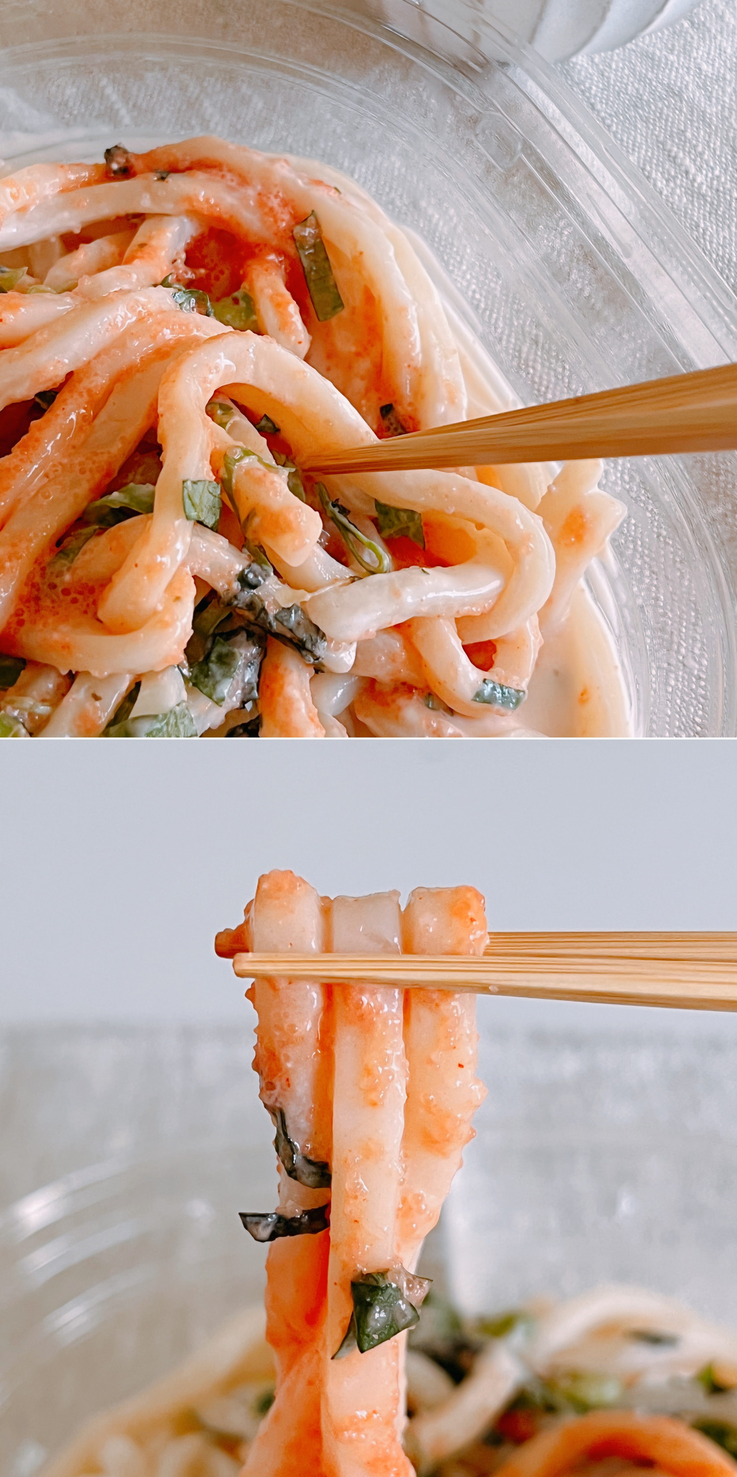 セブンイレブンのおすすめ弁当「明太クリームうどん」