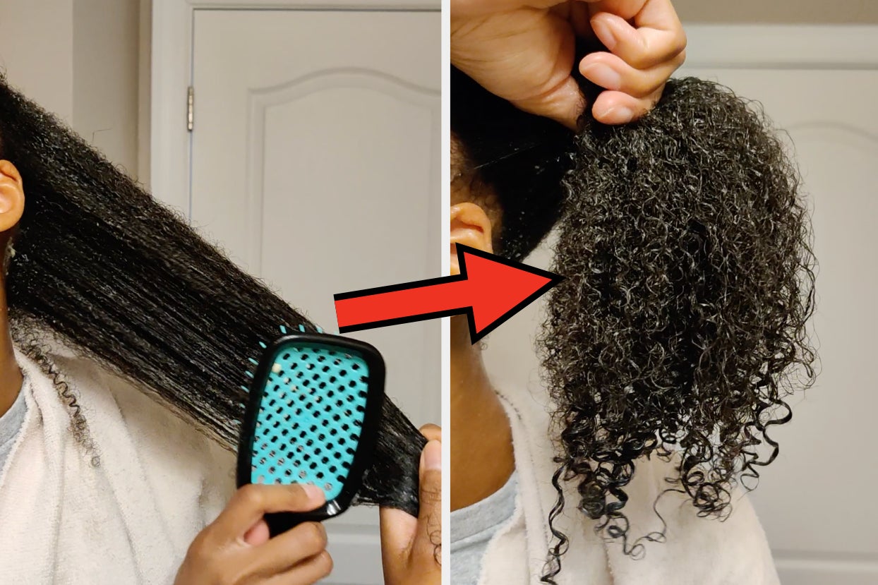 I *Finally* Tried The Viral UNbrush On My Curly Hair, And Wow, It Makes Detangling A Breeze