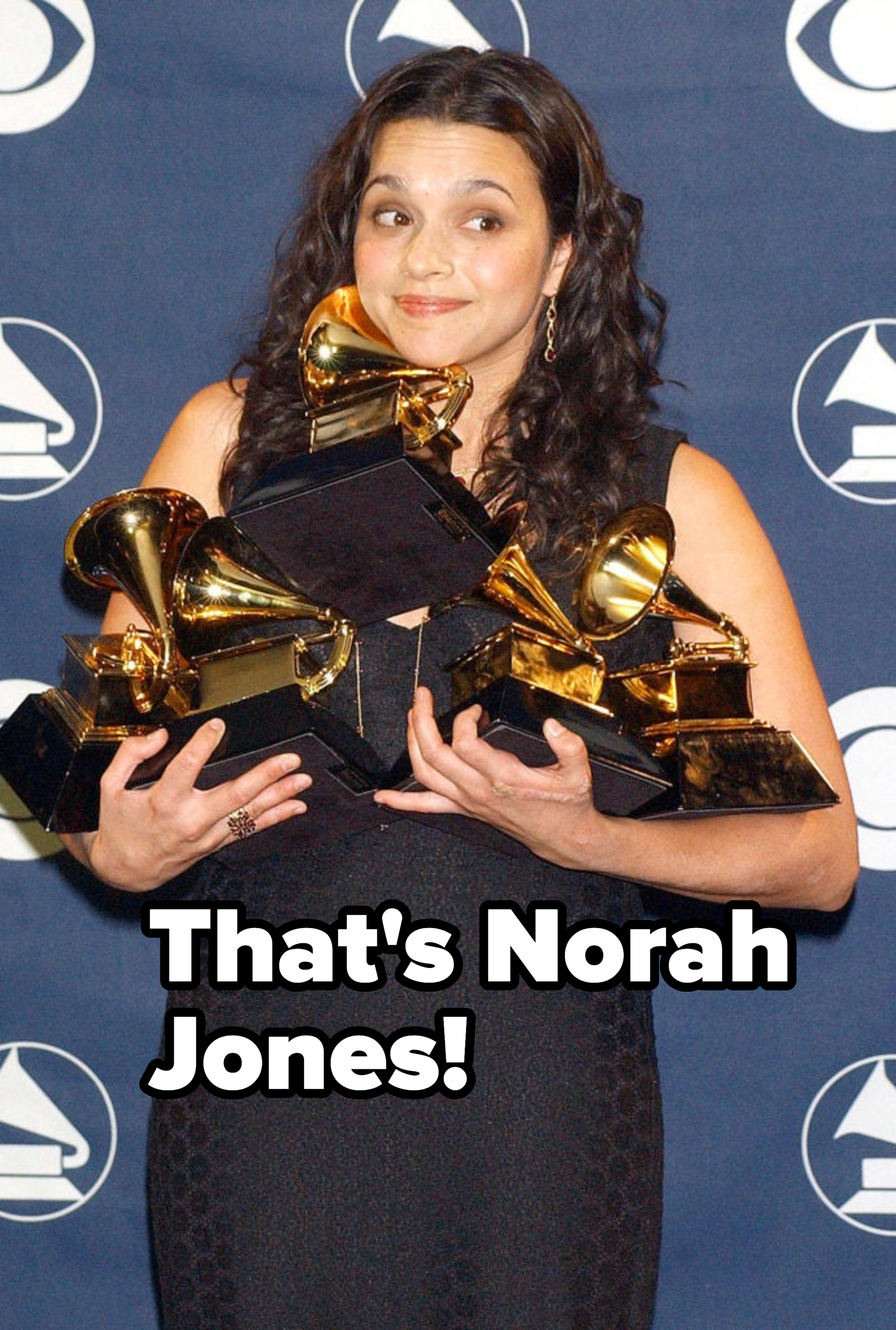 They're wearing shiny brown fabric