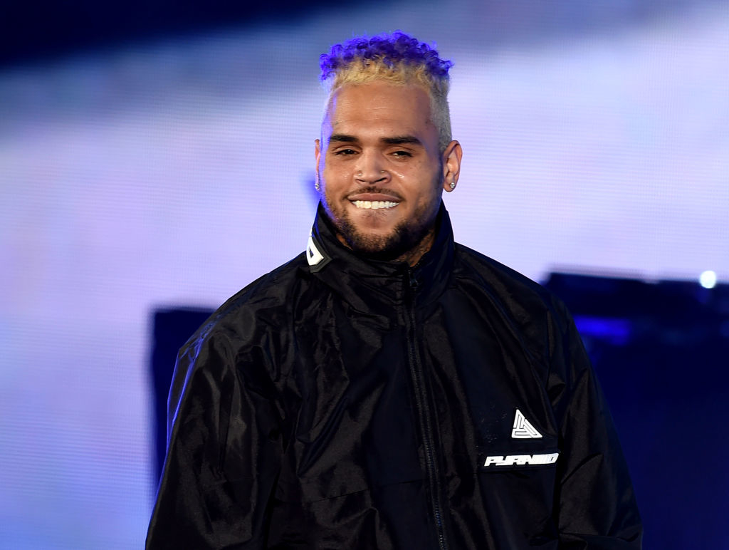 Chris Brown onstage