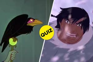 Raven from "Sleeping Beauty" and Denahi from "Brother Bear."