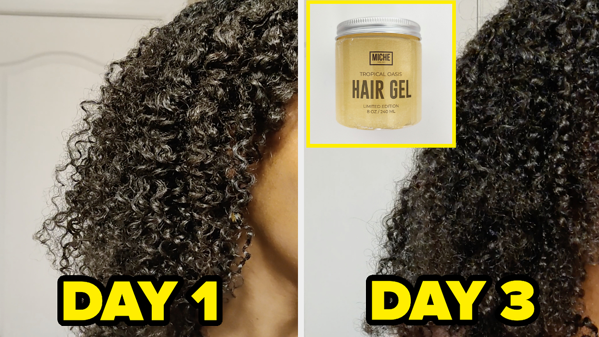 Viral Miche Tropical Oasis Hair Gel Curly Hair Review