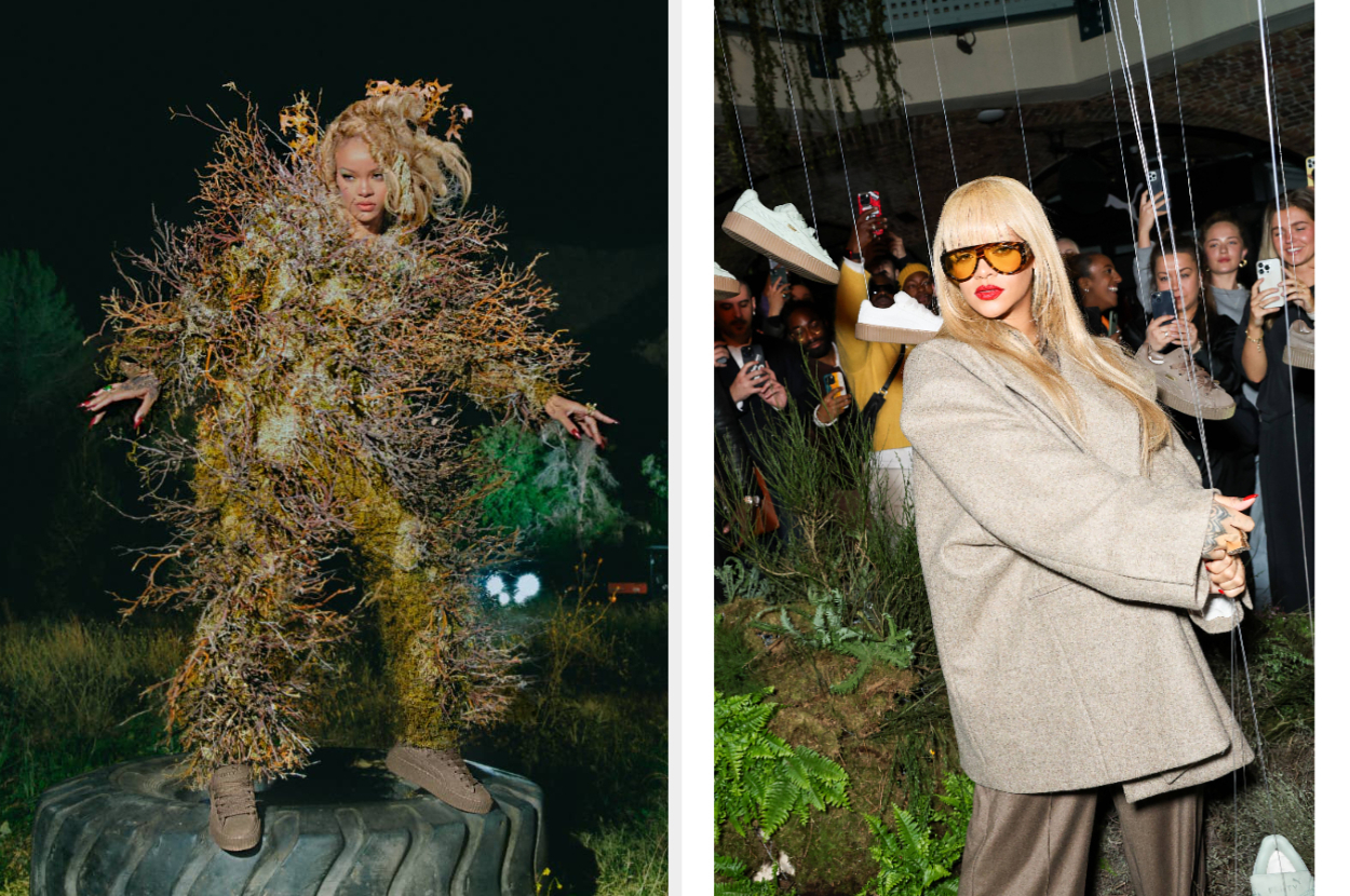 Rihanna on Her Viral Tree Outfit, Her Favorite Style Era, and More