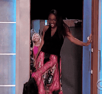 Davonne from Big Brother leaving the Big Brother house