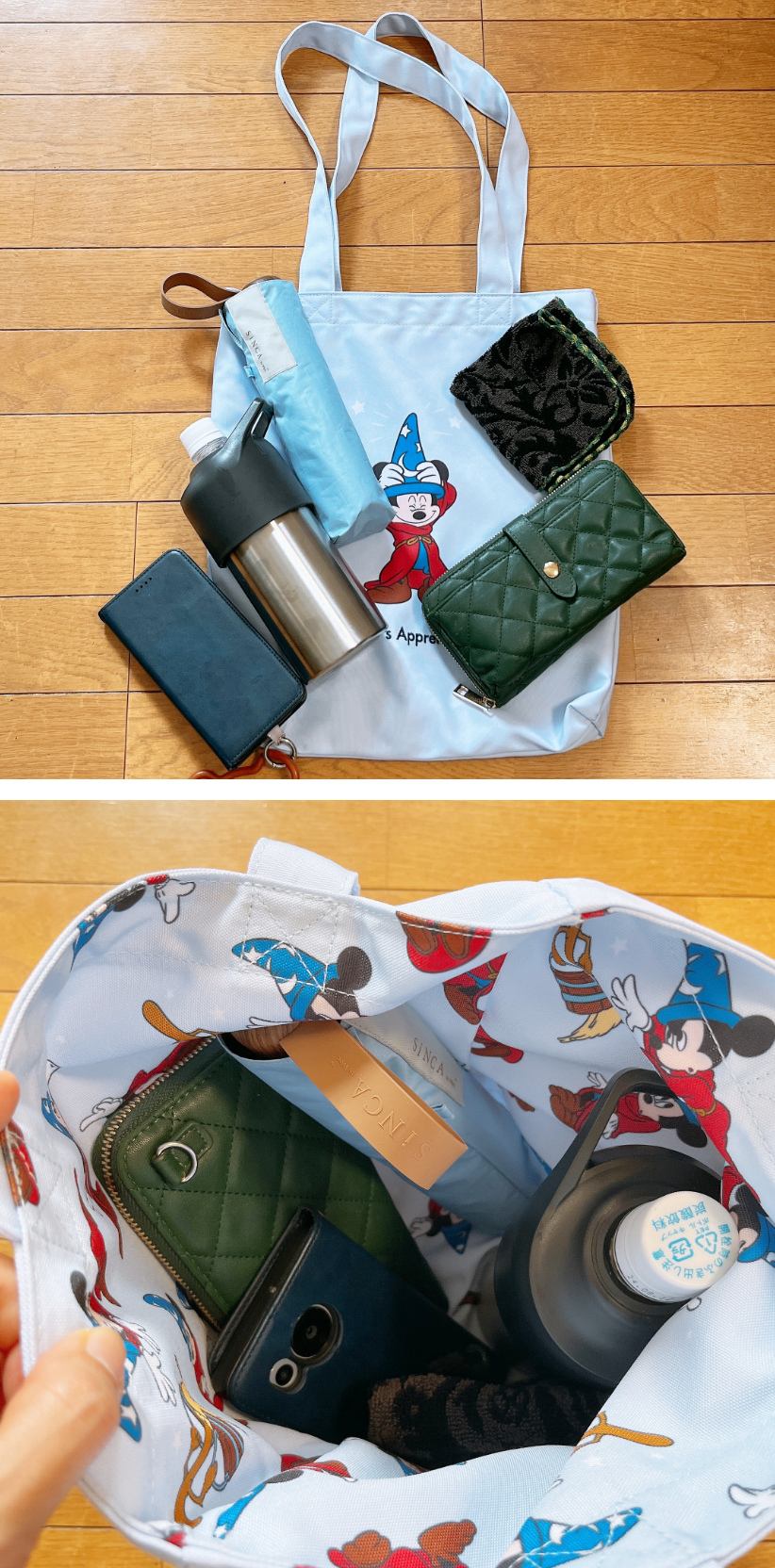 東京ディズニーランドのおすすめグッズ「トートバッグ ミッキー」