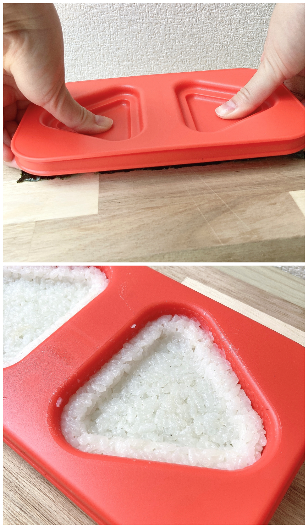 ハンズのオススメキッチングッズ「具っとサンド さんかく」