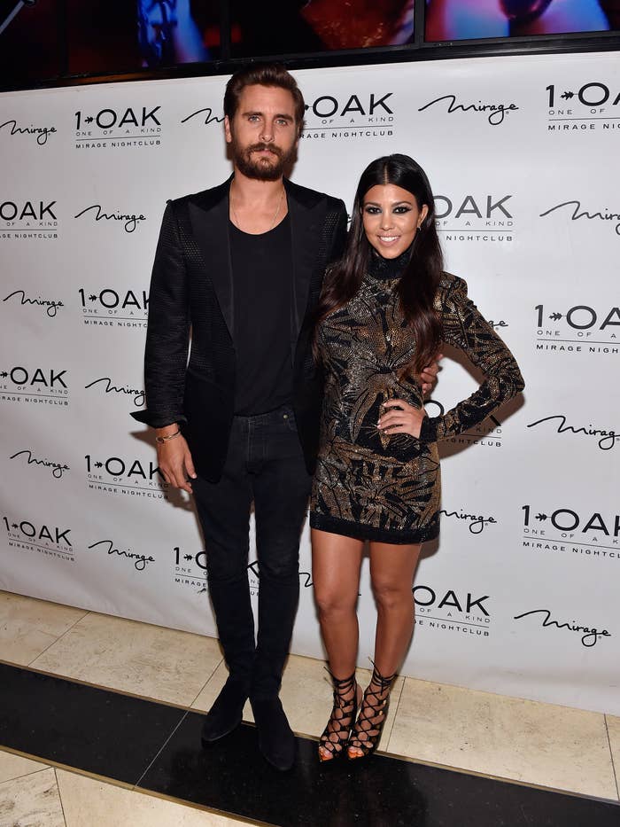 Scott Disick and Kourtney Kardashian