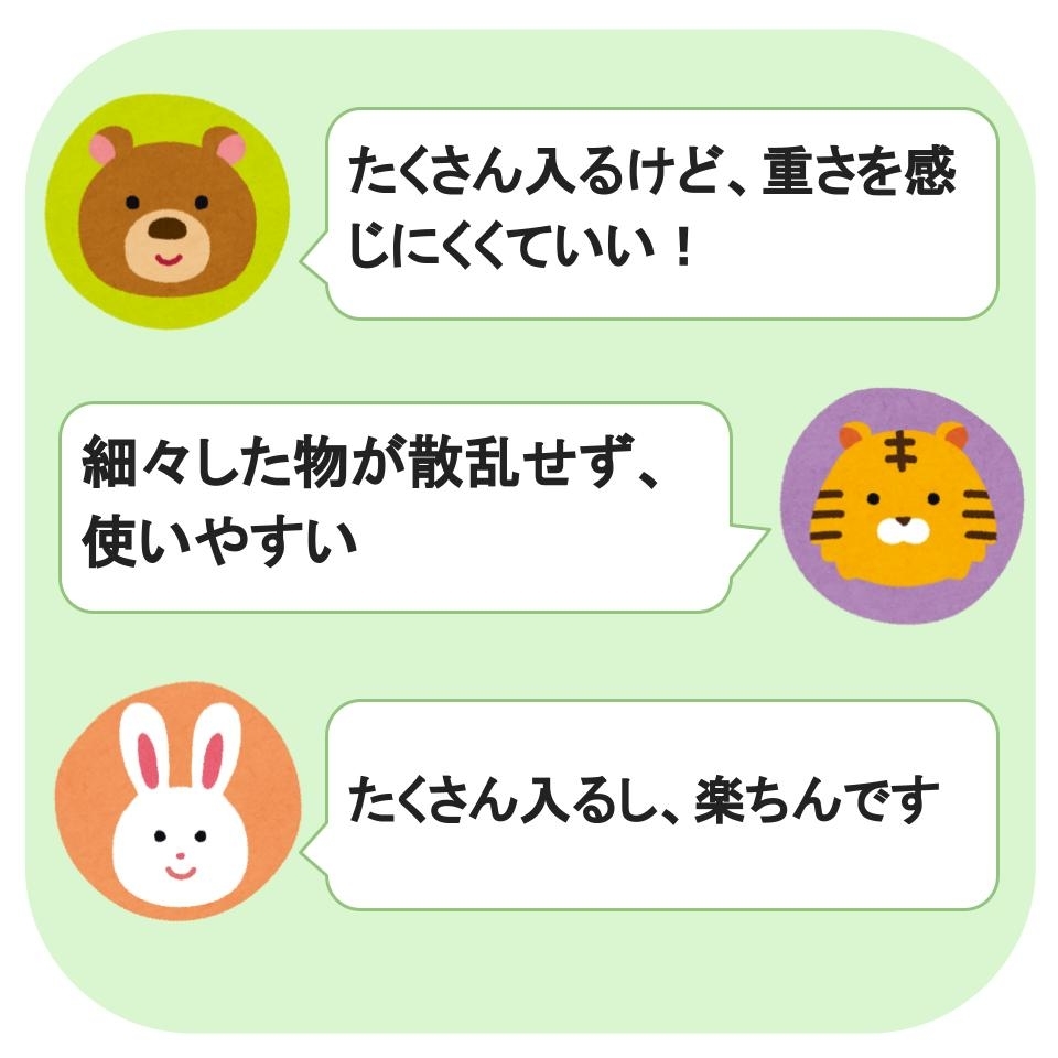 Honeys（ハニーズ）のおすすめリュック「多収納スクエアリュック」