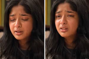 Devi from Never Have I Ever in an emotional therapy scene