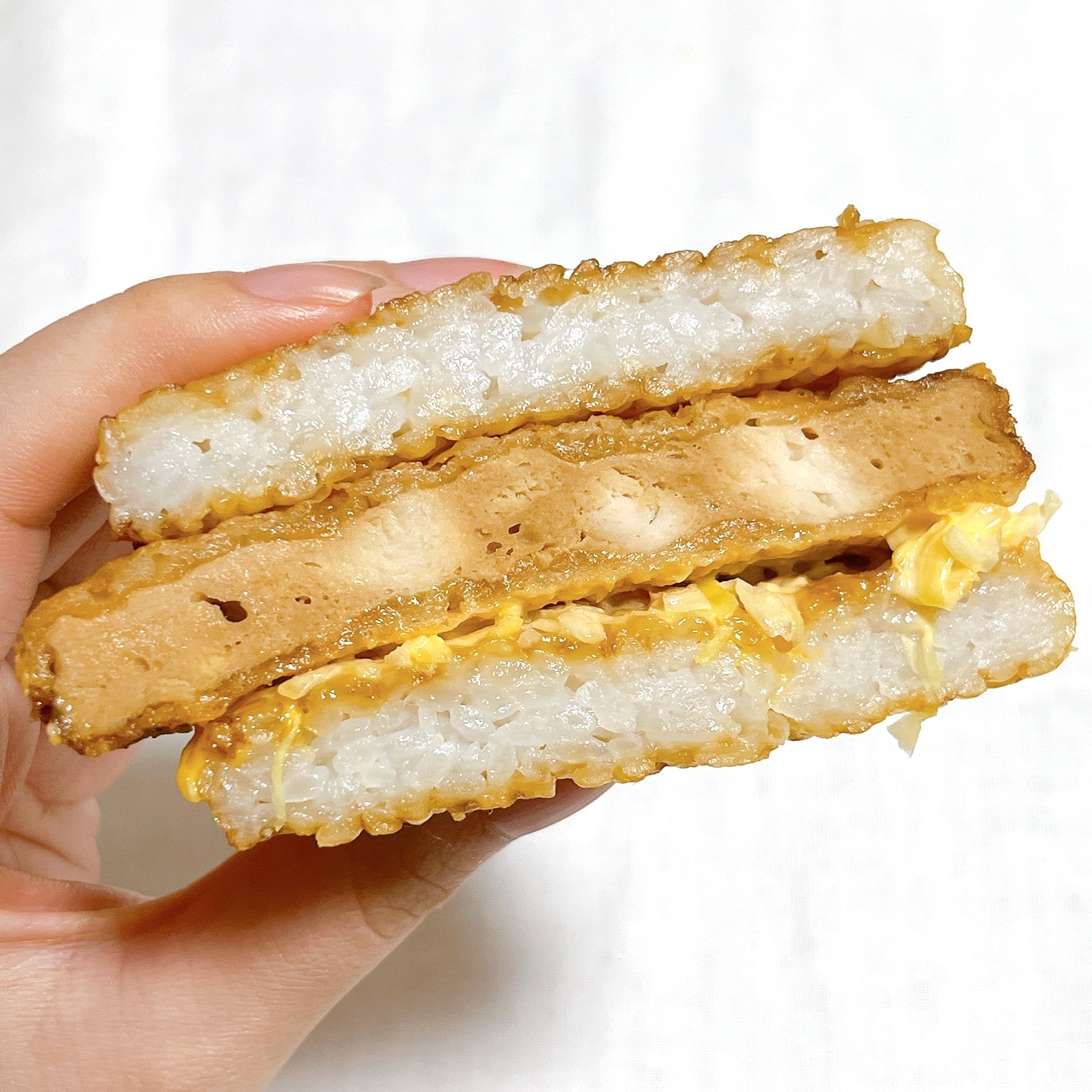 マクドナルドのオススメのバーガー「ごはんチキンタツタ」