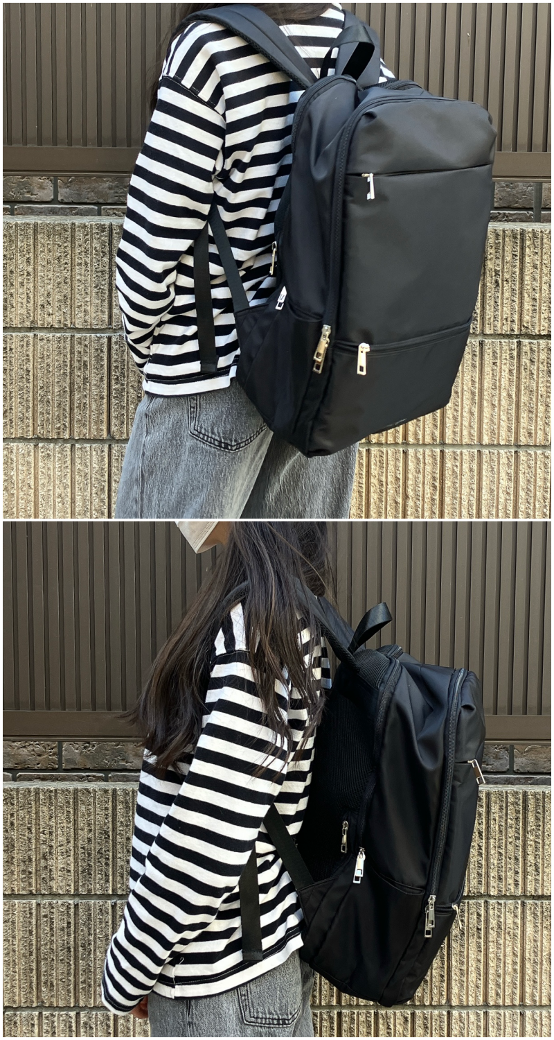 Honeys（ハニーズ）のおすすめリュック「多収納スクエアリュック」