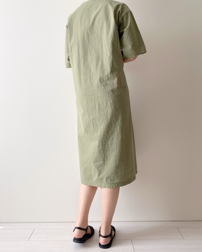 ユニクロのおすすめファッションアイテム「3wayシアサッカーワンピース（半袖）」