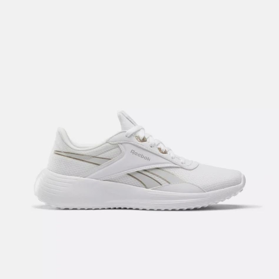 A Reebok sneaker with a simple low-top design for casual wear, shown against a plain backdrop