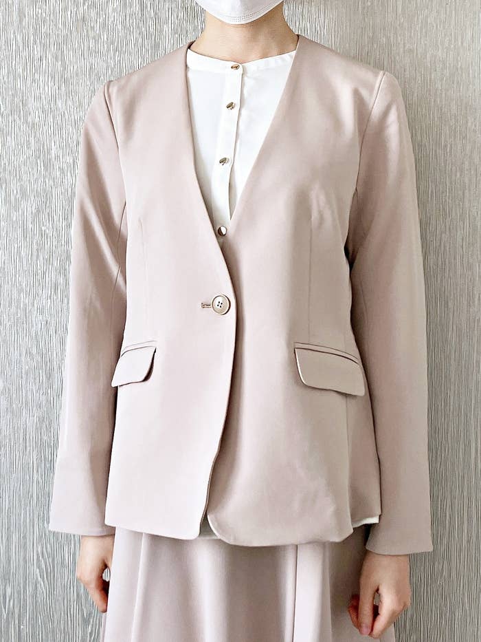 Honeys(ハニーズ)のおすすめジャケット「カラーレスジャケット」