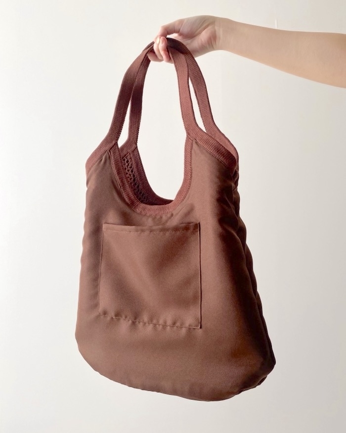 GU（ジーユー）のおすすめバッグ「メッシュニットトートバッグ+E」