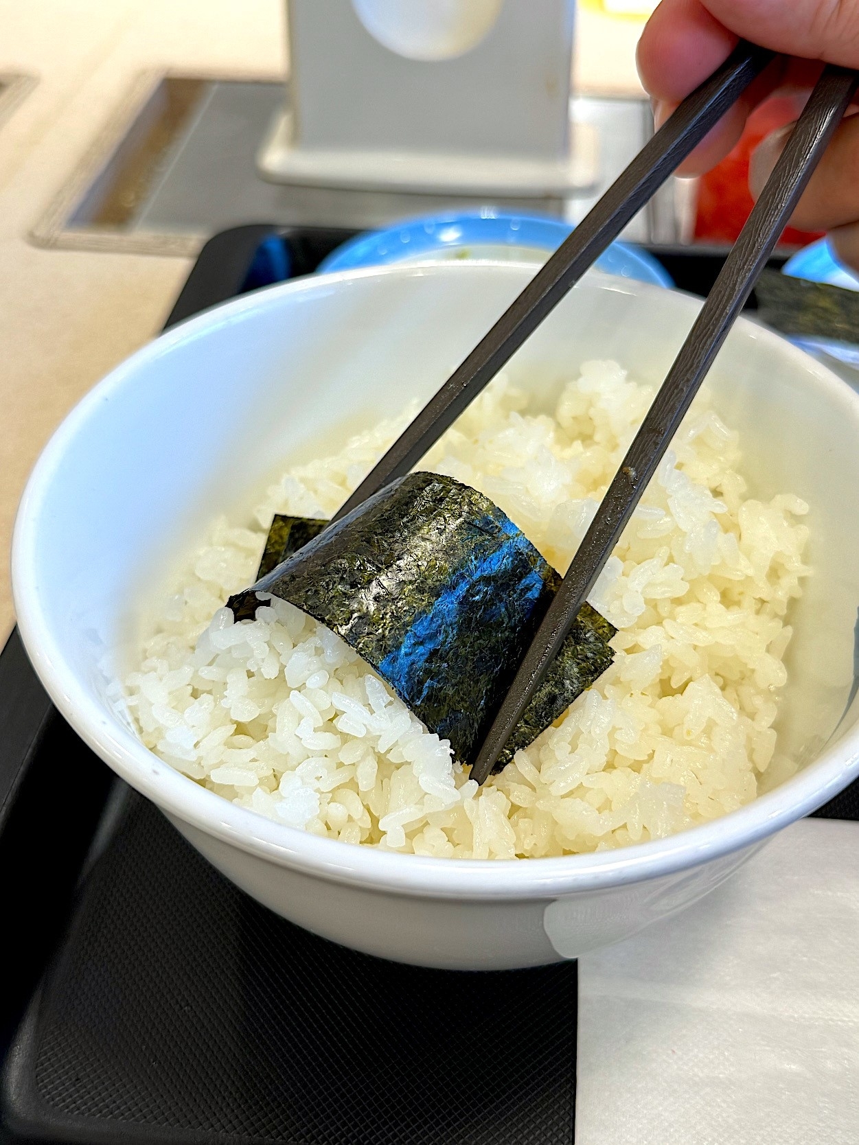 松屋のオススメのメニュー「得朝牛皿定食」