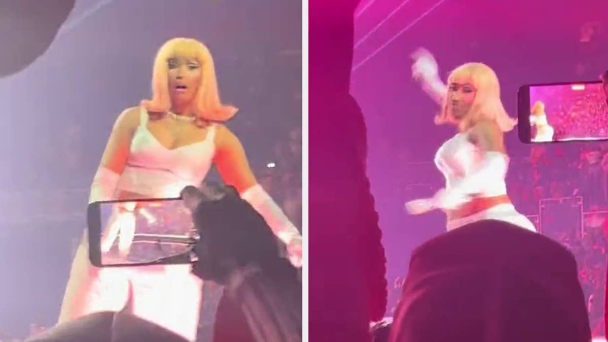 Nicki Minaj Nearly Gets Hit by Flying Object During Detroit Concert, Throws It Back Into Crowd