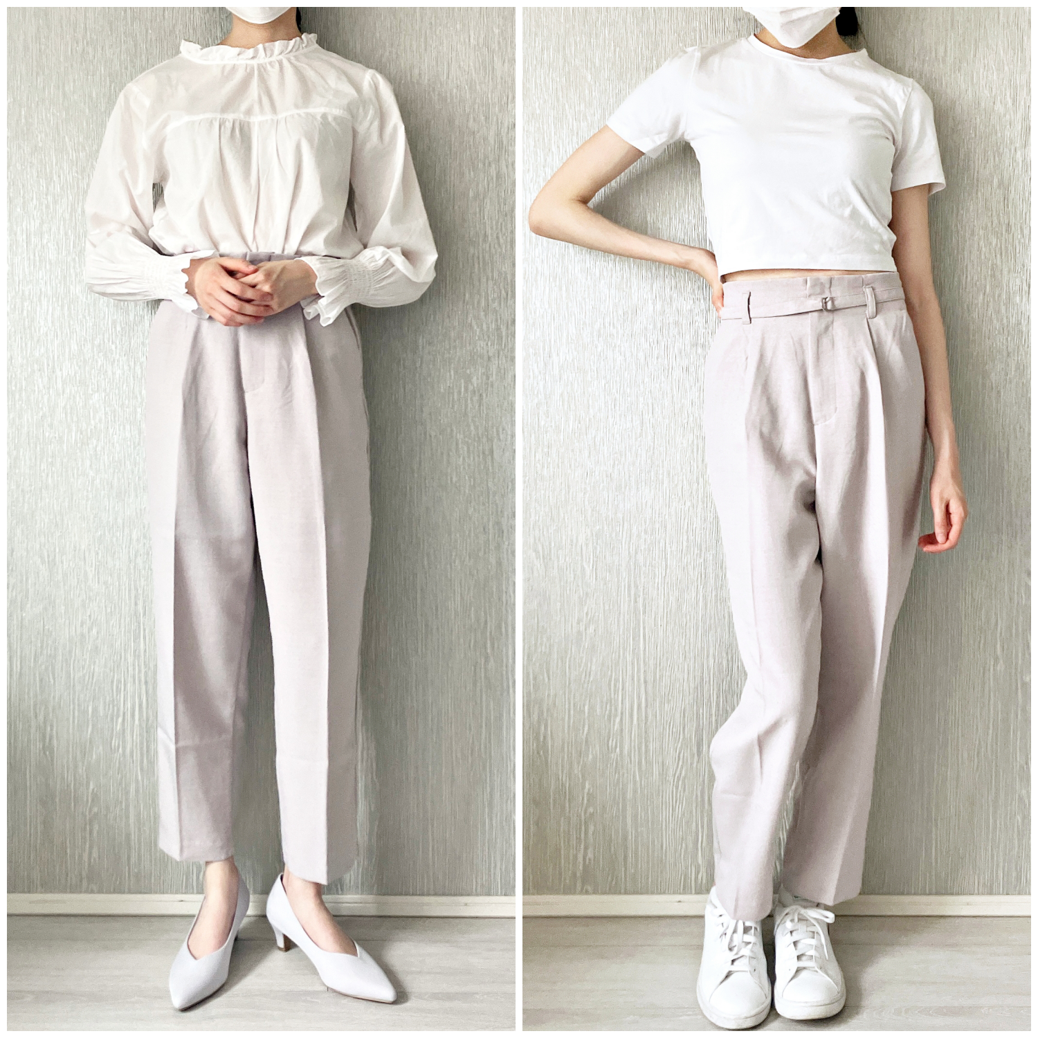 Honeys（ハニーズ）のおすすめパンツ「ハイウエストテーパードパンツ」