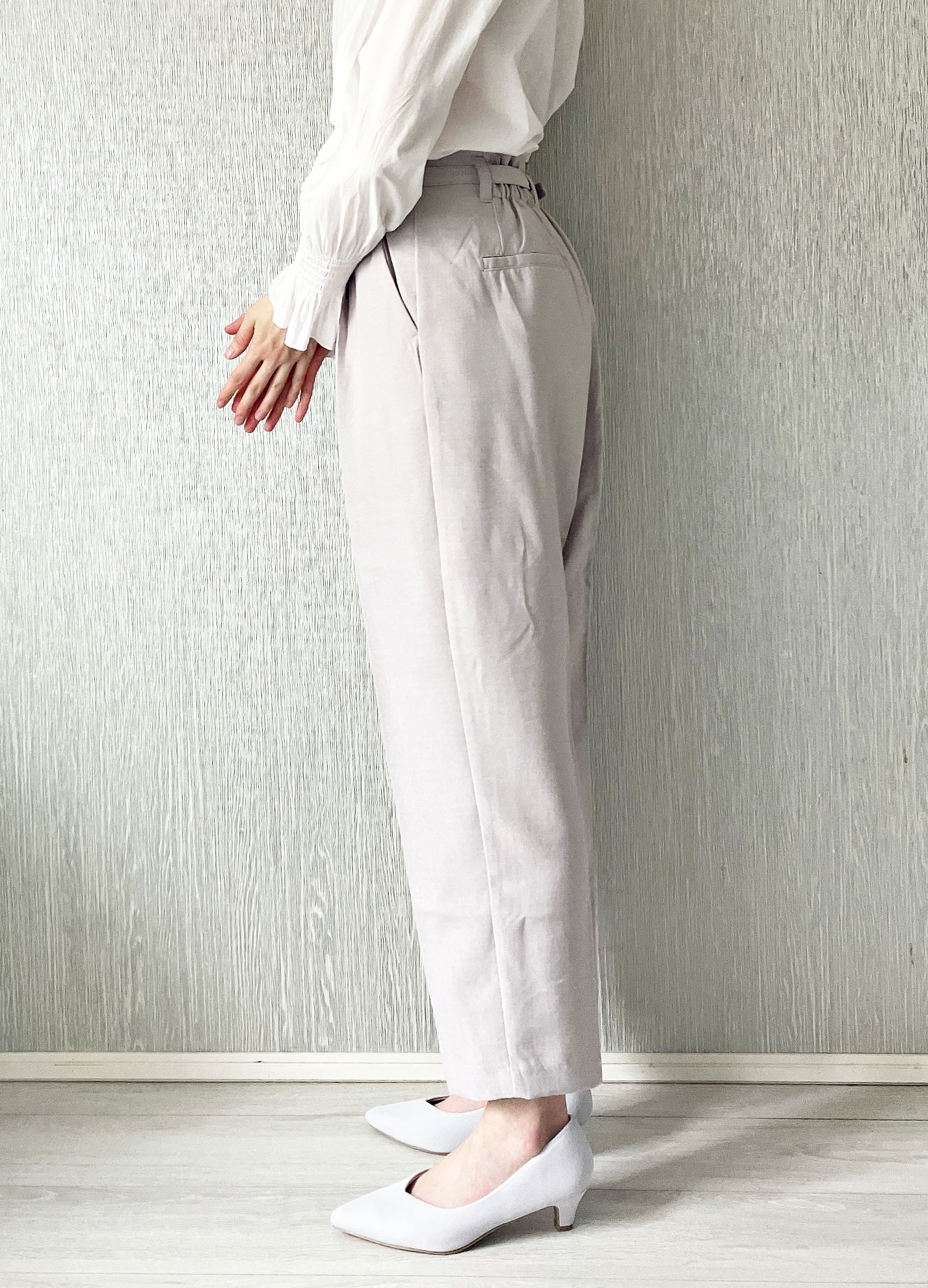 Honeys（ハニーズ）のおすすめパンツ「ハイウエストテーパードパンツ」