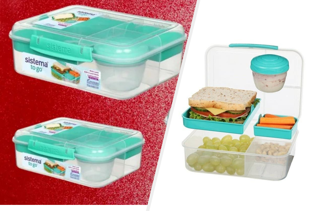 This Bento-Style Lunch Box Is Less Than $12 At Walmart (And Parents
Love It)
