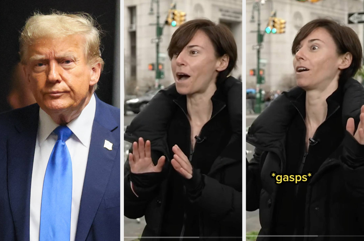 Over 6.5 Million People Watched This Dismissed Juror Share Their Hilarious First Reaction To Seeing Trump In The Courtroom: "He Looked Less Orange"