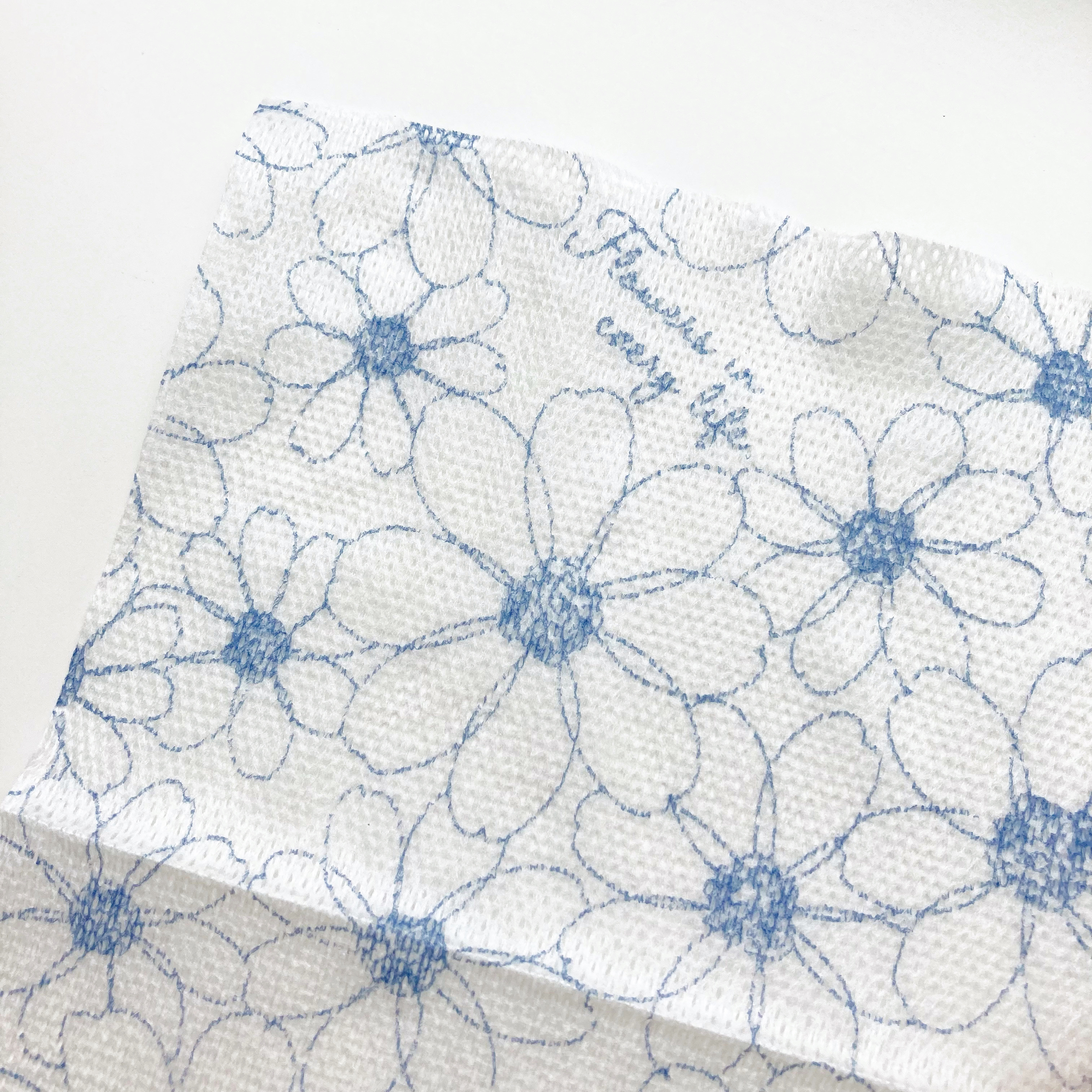DAISO（ダイソー）のお掃除アイテム「マルチダスター（20cm×20cm、デイジー線画）」