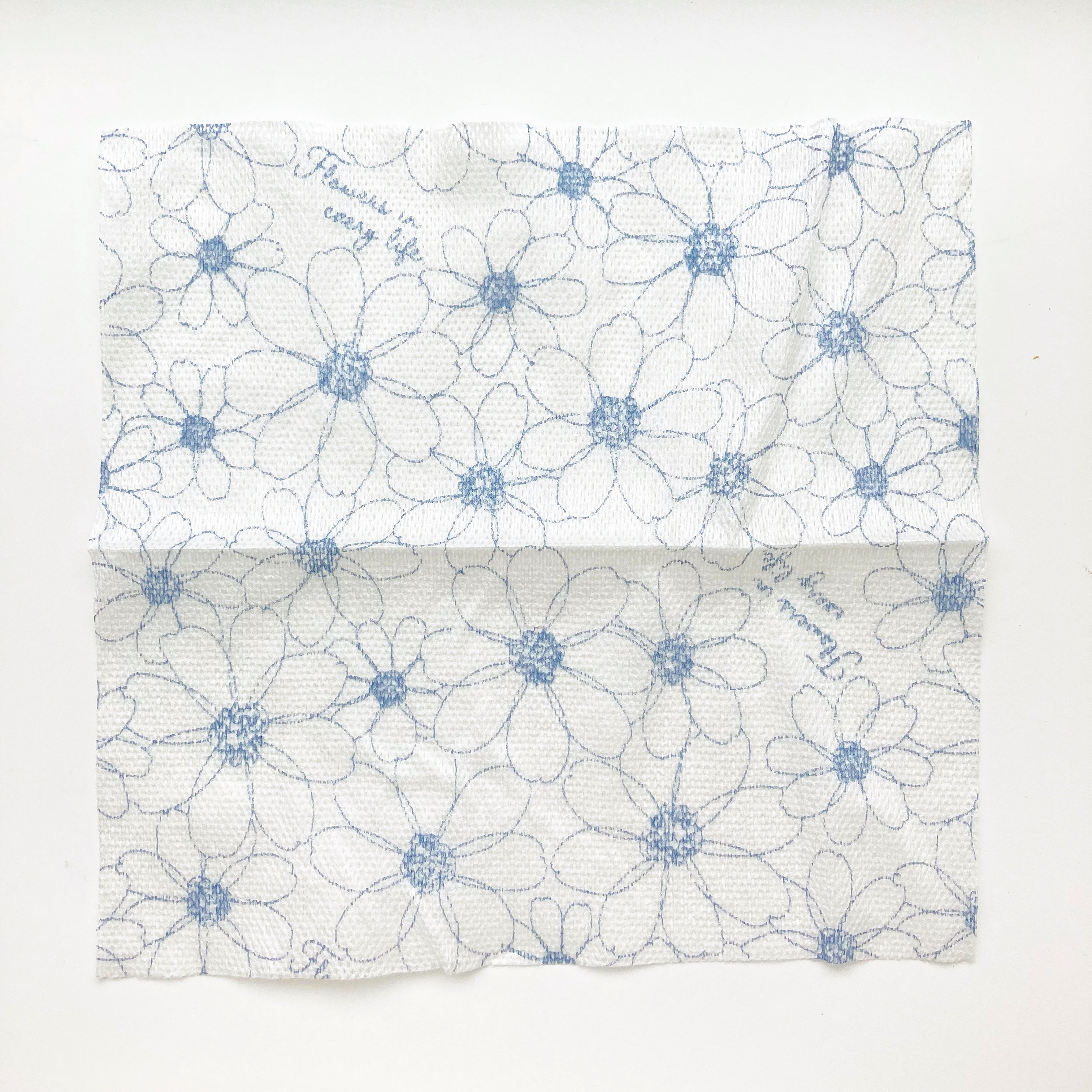 DAISO（ダイソー）のお掃除アイテム「マルチダスター（20cm×20cm、デイジー線画）」