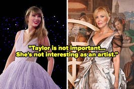 Courtney Love said, "Taylor Swift is not important"