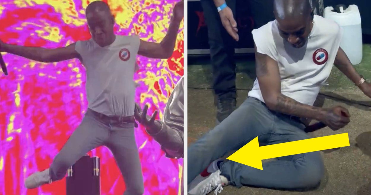 Kid Cudi Updated Fans After Breaking His Foot At Coachella In Viral Video