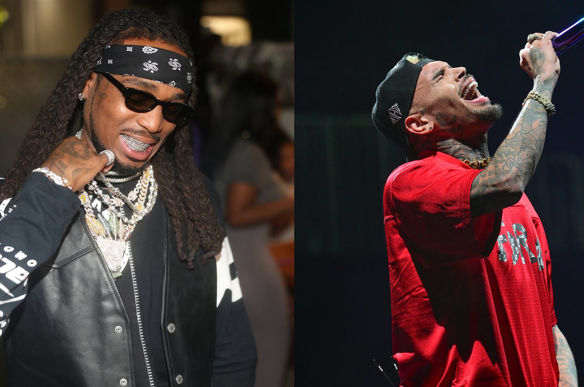 Quavo Calls Chris Brown 'Crackhead Michael Jackson' on Diss Response "Over  Hoes & B*tches" f/ Takeoff | Complex