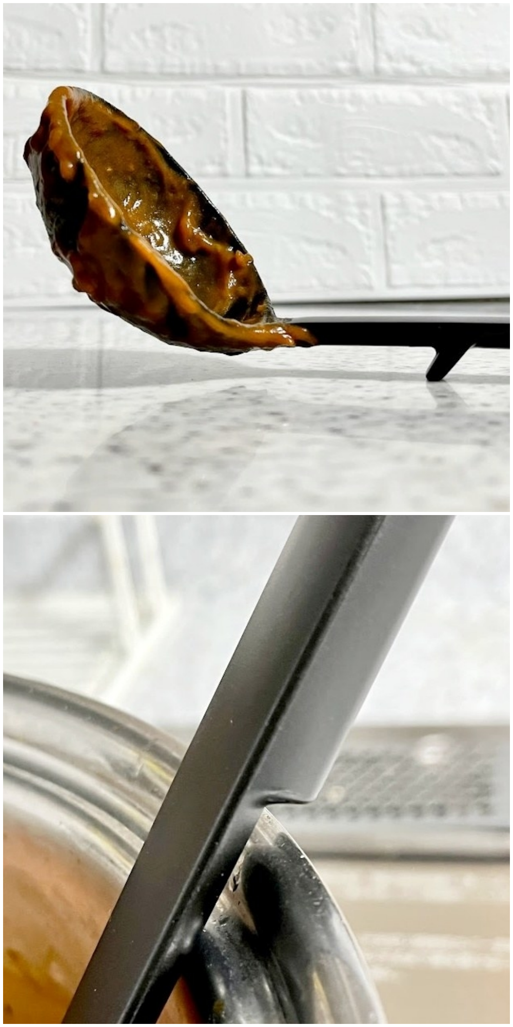 カインズのおすすめのキッチングッズ「先がつかないお玉」