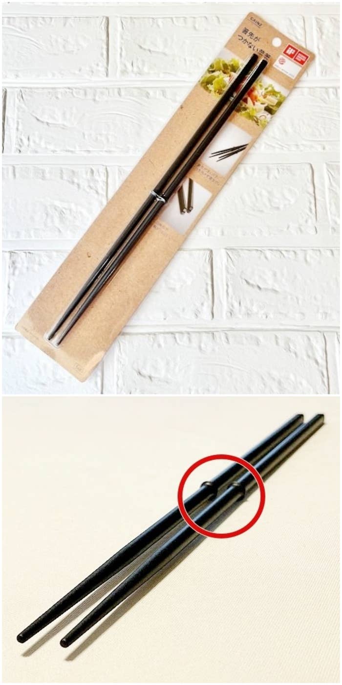 カインズのおすすめのキッチングッズ「箸先がつかない菜箸 33cm」