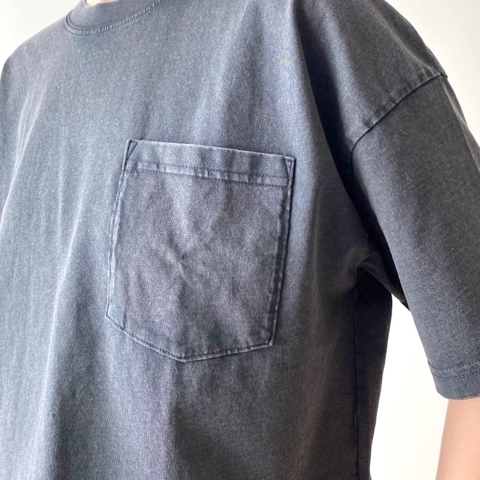 GUのおすすめファッションアイテム「ウォッシュドT(5分袖)Q+E」